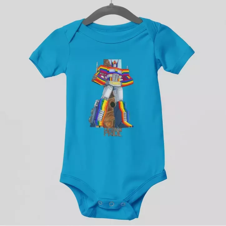 OPTIMUS PRIDE body bébé 100% coton