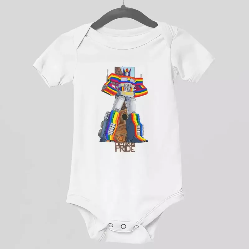 OPTIMUS PRIDE body bébé 100% coton