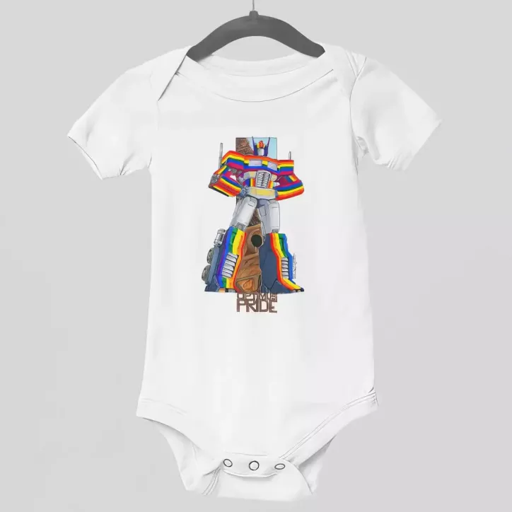 OPTIMUS PRIDE body bébé 100% coton