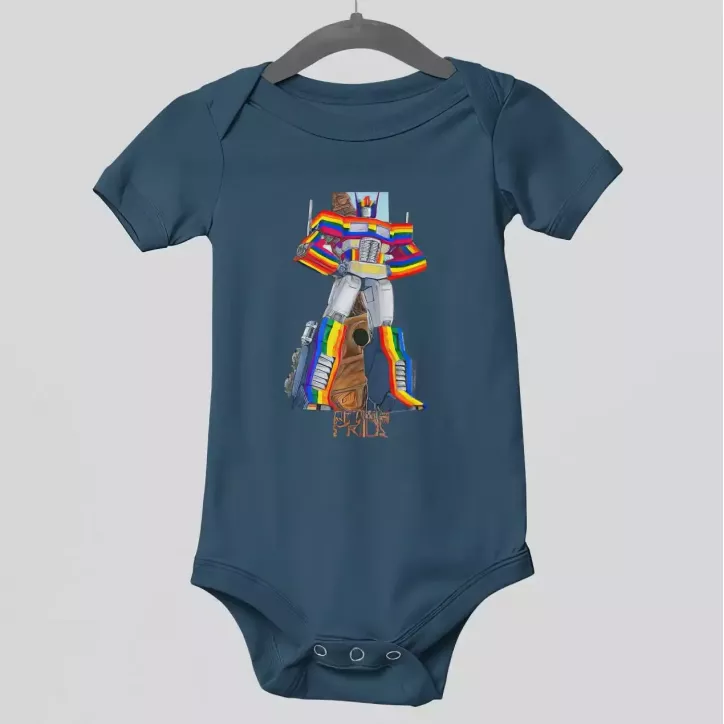 OPTIMUS PRIDE body bébé 100% coton