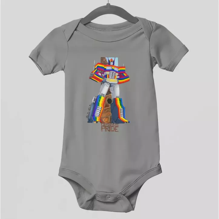 OPTIMUS PRIDE body bébé 100% coton