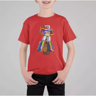 OPTIMUS PRIDE t-shirt enfant unisexe col rond 100% coton