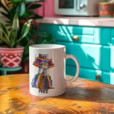 OPTIMUS PRIDE mug blanc