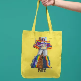 OPTIMUS PRIDE tote bag 100% coton