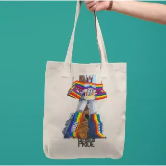 OPTIMUS PRIDE tote bag 100% coton