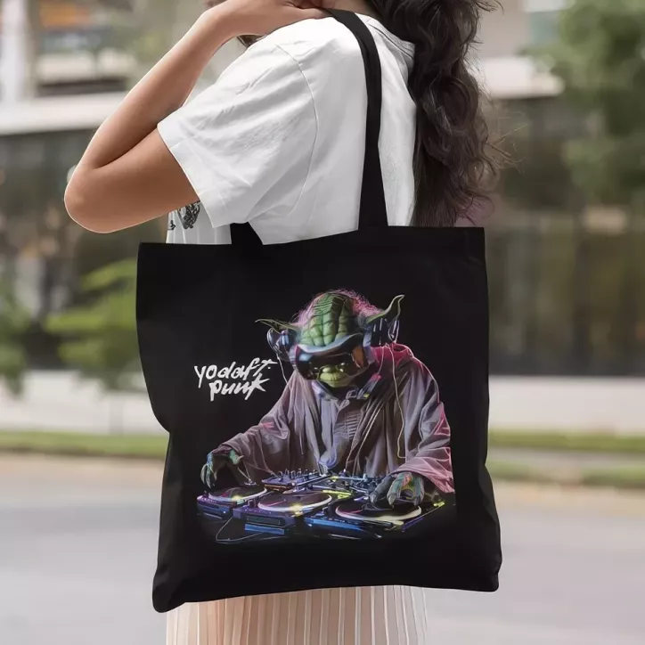 YODAFT PUNK tote bag 100% coton