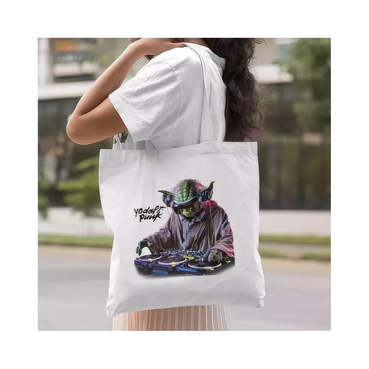 YODAFT PUNK tote bag 100% coton