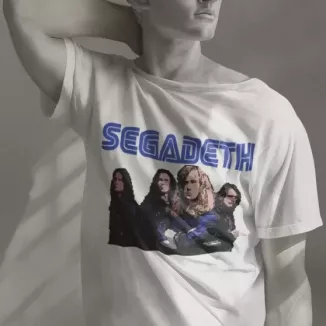 SEGADETH t-shirt col rond homme 100% coton