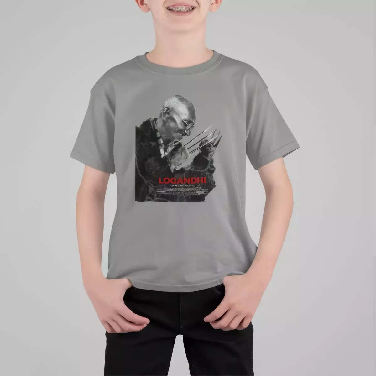 LOGANDHI t-shirt enfant unisexe 100% coton