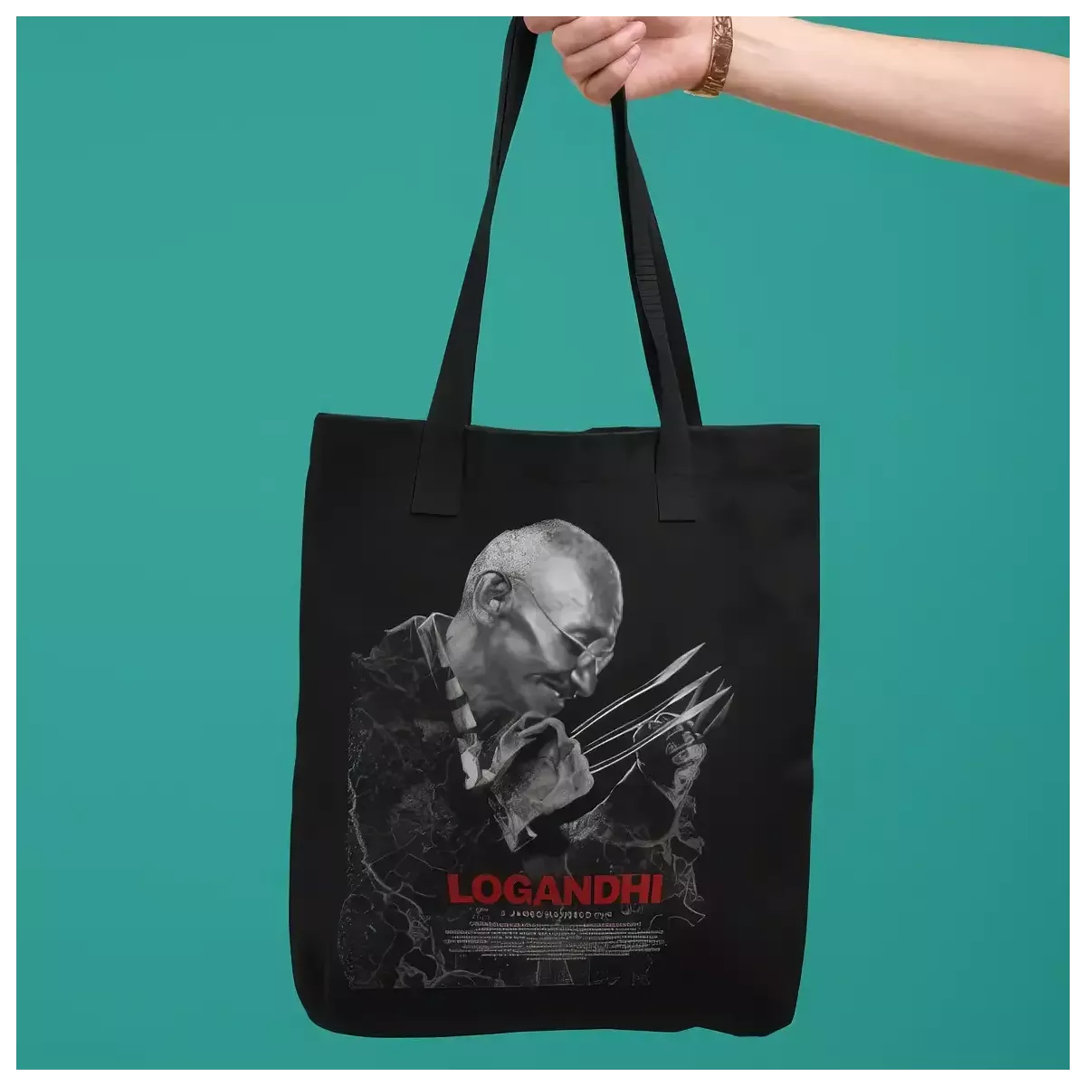 LOGANDHI tote bag 100% coton