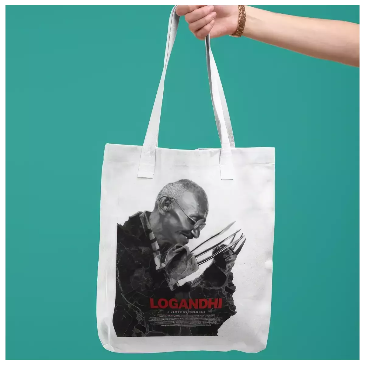 LOGANDHI tote bag 100% coton