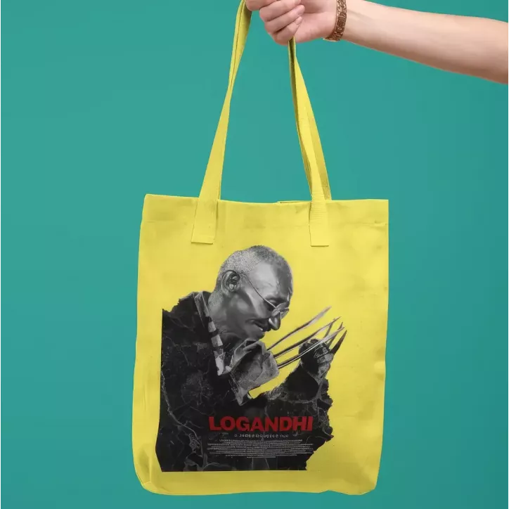 LOGANDHI tote bag 100% coton