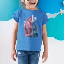 INCA UNE FILLE t-shirt enfant unisexe 100% coton