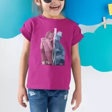 INCA UNE FILLE t-shirt enfant unisexe 100% coton