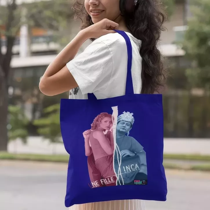 INCA UNE FILLE tote bag 100% coton