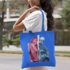 INCA UNE FILLE tote bag 100% coton