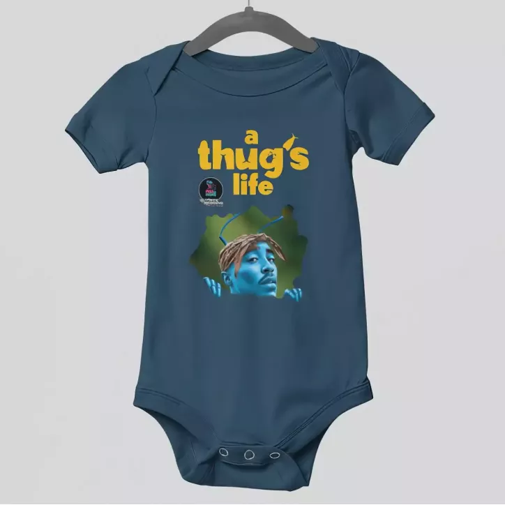 A THUG S LIFE body bébé 100% coton