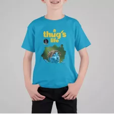 A THUG'S LIFE t-shirt enfant unisexe 100% coton