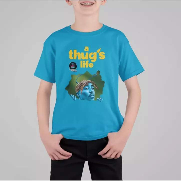 A THUG'S LIFE t-shirt enfant unisexe 100% coton