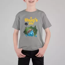 A THUG'S LIFE t-shirt enfant unisexe 100% coton