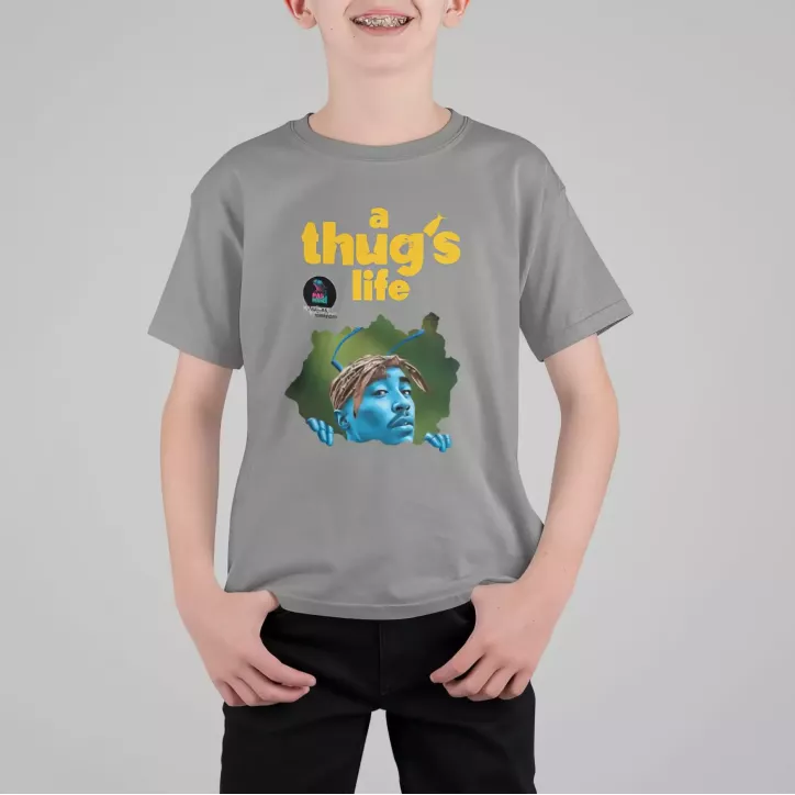 A THUG'S LIFE t-shirt enfant unisexe 100% coton