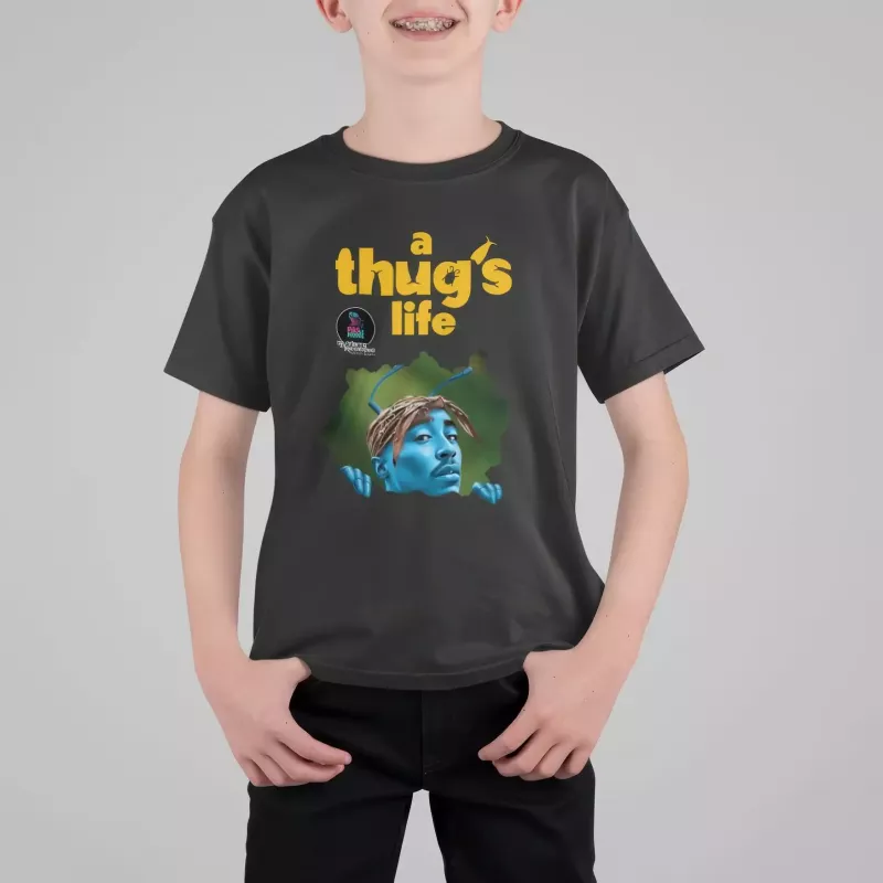 A THUG'S LIFE t-shirt enfant unisexe 100% coton