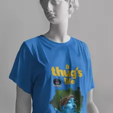 A THUG'S LIFE t-shirt femme col rond 100% coton