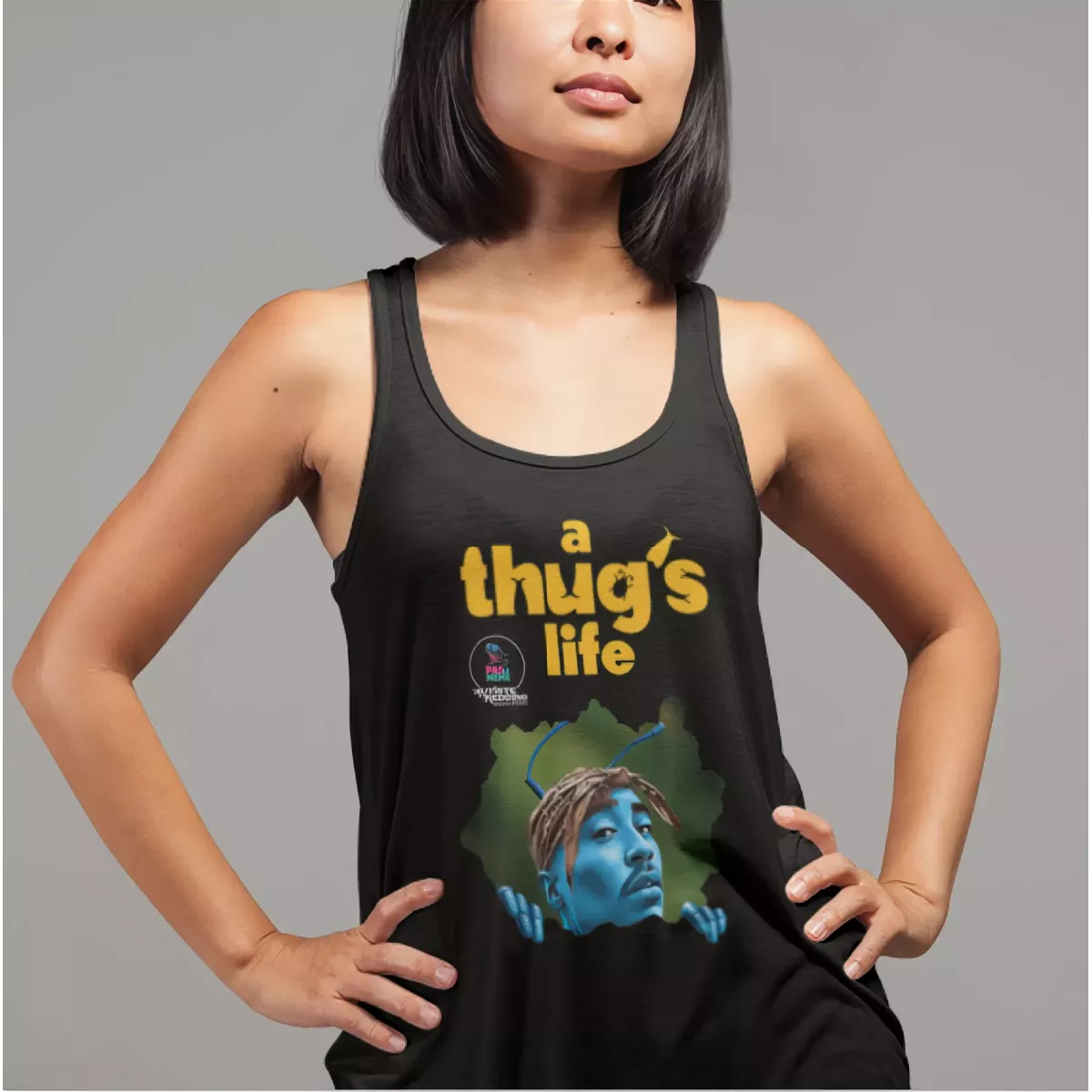 A THUG S LIFE débardeur femme 100% coton BIO