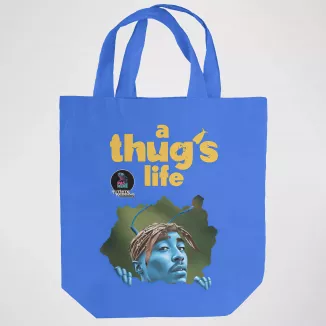 A THUG S LIFE tote bag 100% coton