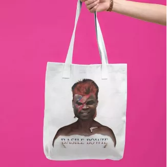 BASILE BOWIE tote bag 100% coton