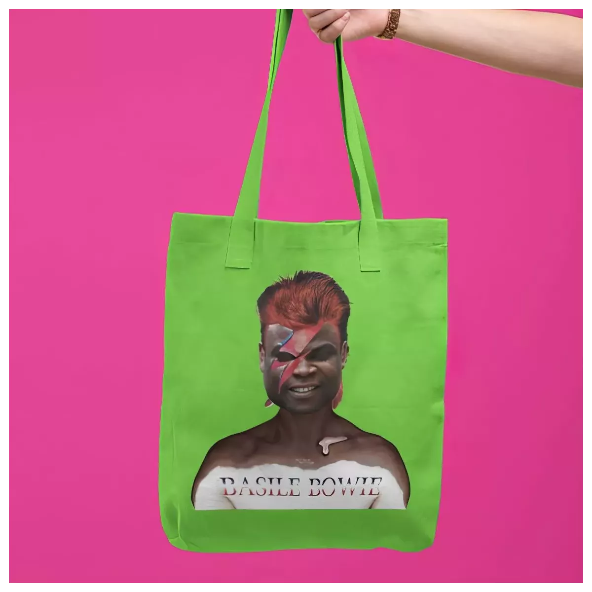 BASILE BOWIE tote bag 100% coton