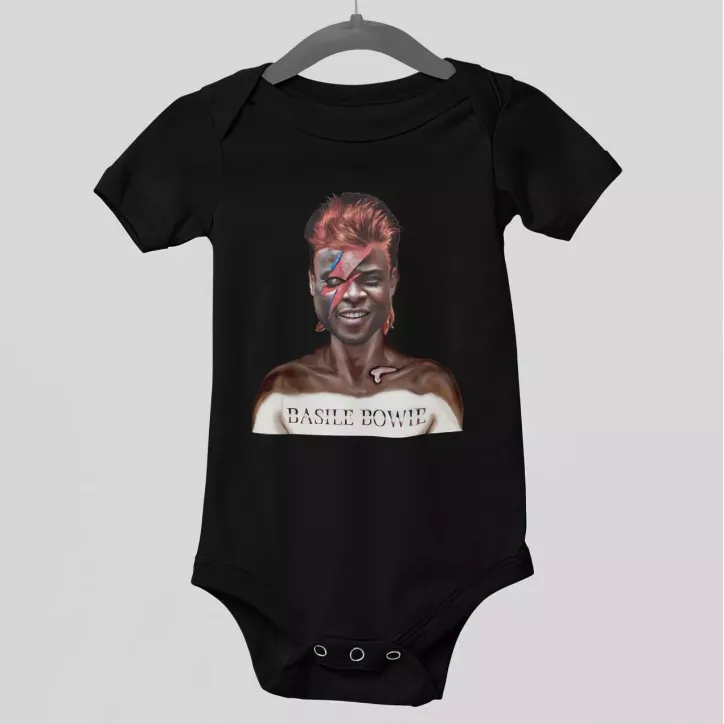 BASILE BOWIE body bébé 100% coton