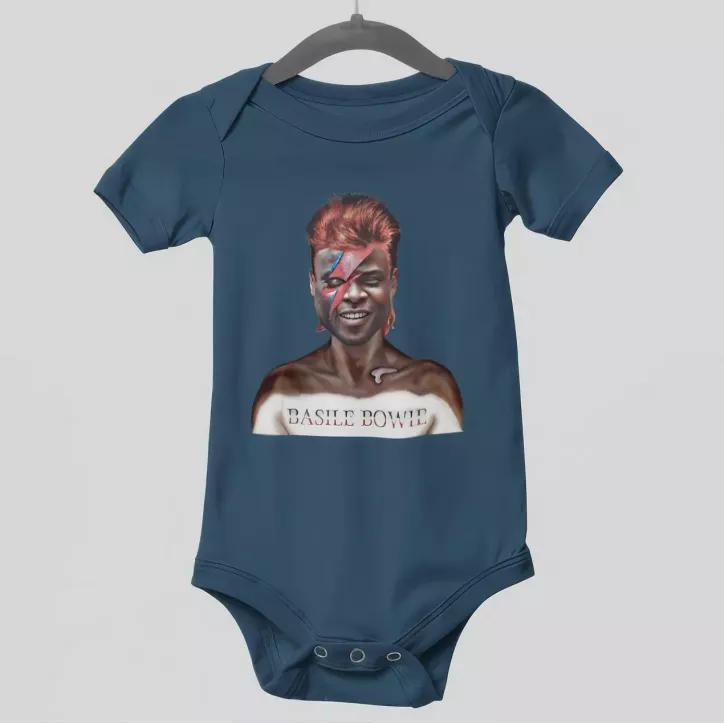 BASILE BOWIE body bébé 100% coton