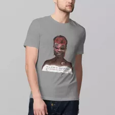 BASILE BOWIE t-shirt homme col rond 100% coton