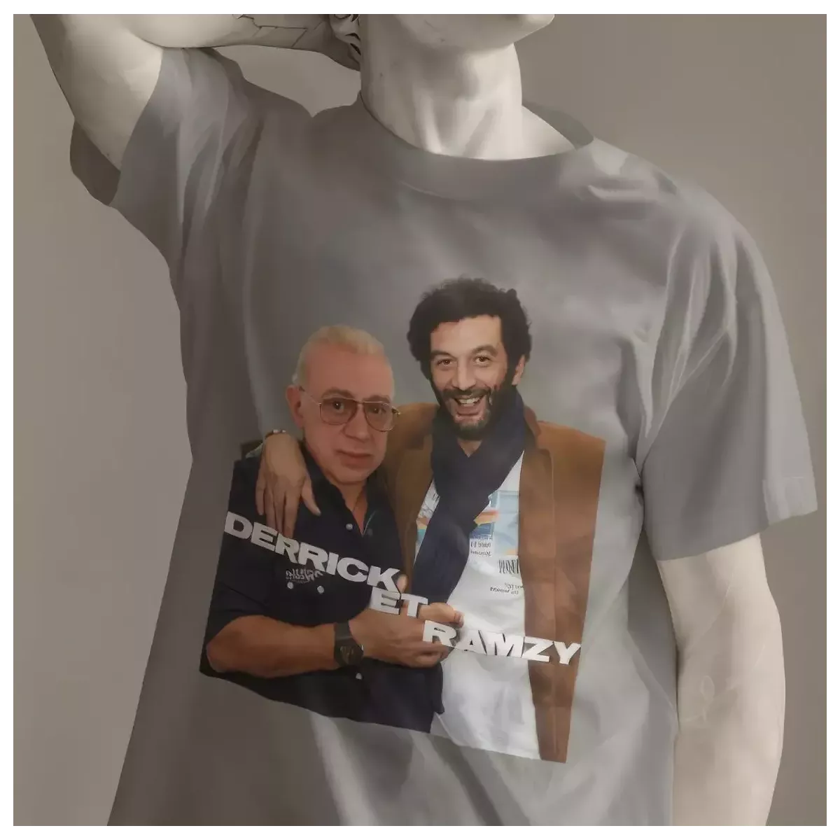 DERRICK ET RAMZY t-shirt homme col rond 100% coton