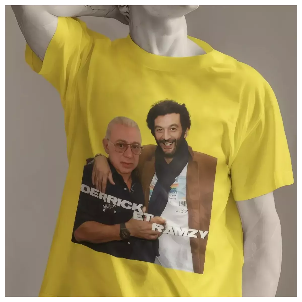 DERRICK ET RAMZY t-shirt homme col rond 100% coton