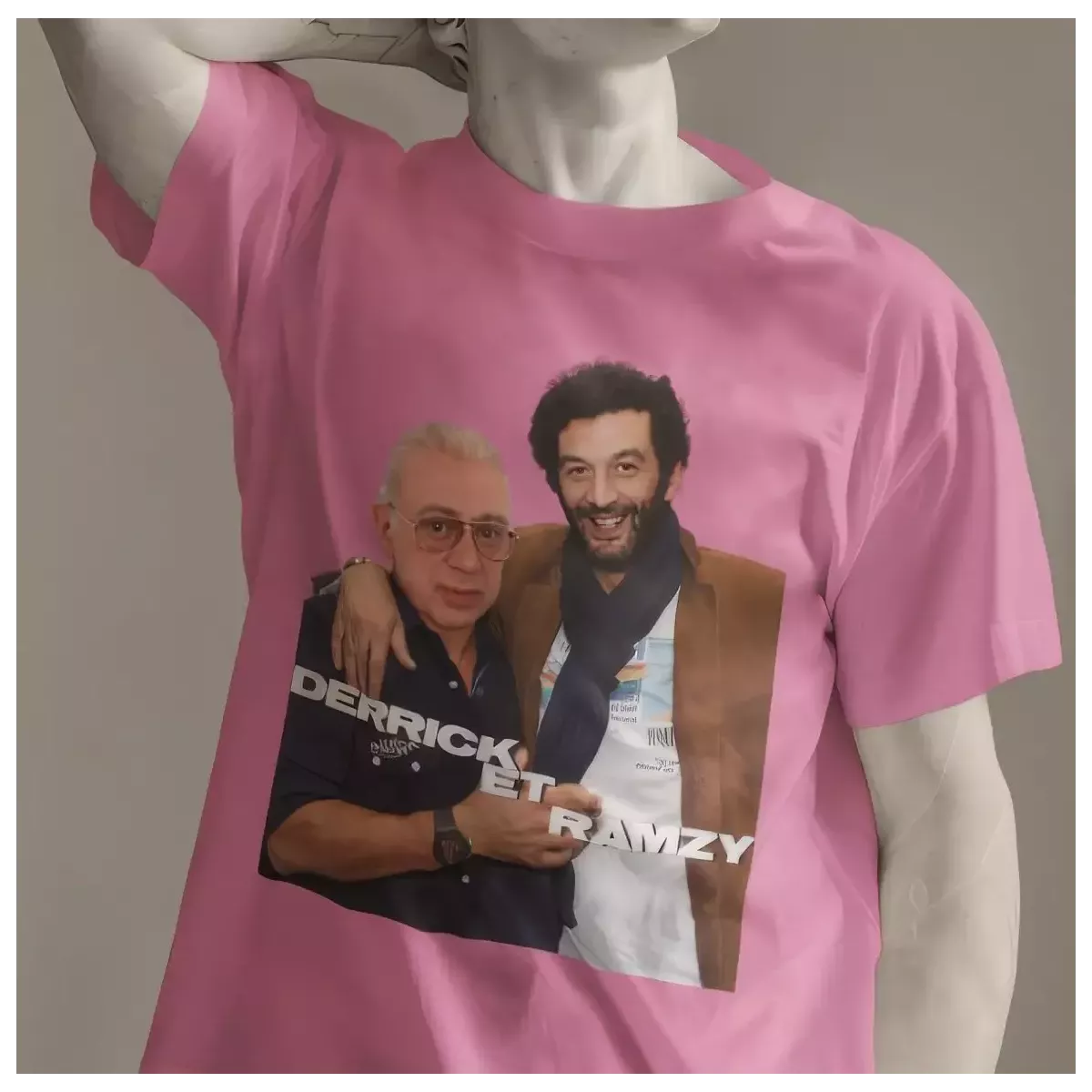 DERRICK ET RAMZY t-shirt homme col rond 100% coton