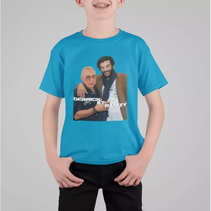 DERRICK ET RAMZY t-shirt enfant unisexe 100% coton