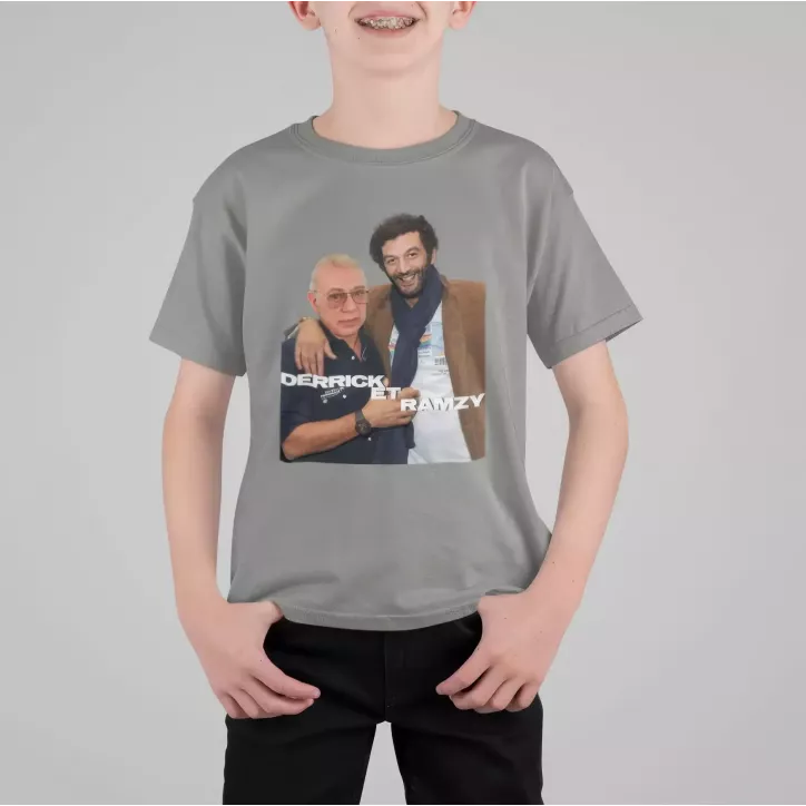 DERRICK ET RAMZY t-shirt enfant unisexe 100% coton