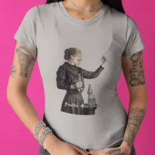 FREDDIE MERE CURIE t-shirt col rond femme 100% coton