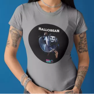 HALLOBEAN t-shirt femme col rond 100% coton