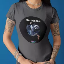 HALLOBEAN t-shirt femme col rond 100% coton