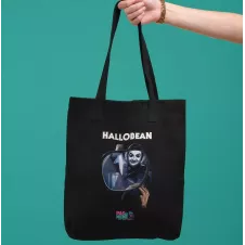 HALLOBEAN tote bag 100% coton