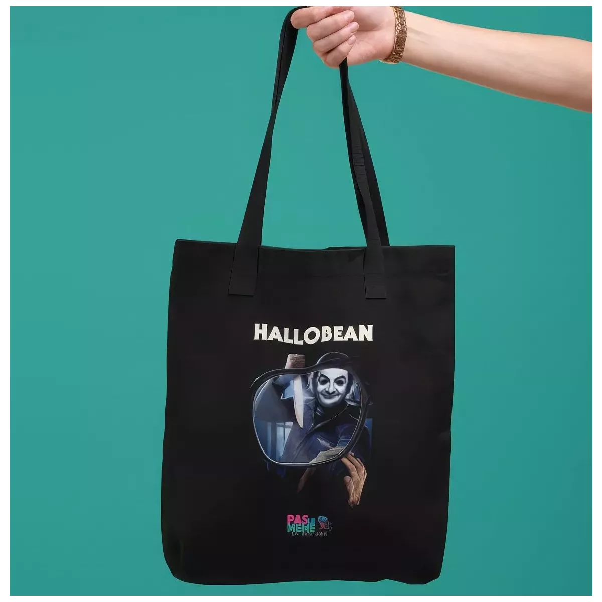 HALLOBEAN tote bag 100% coton