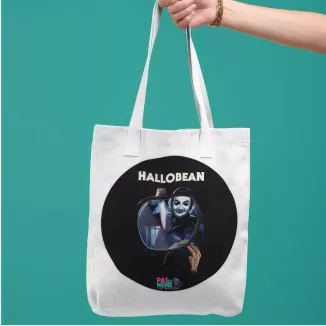 HALLOBEAN tote bag 100% coton