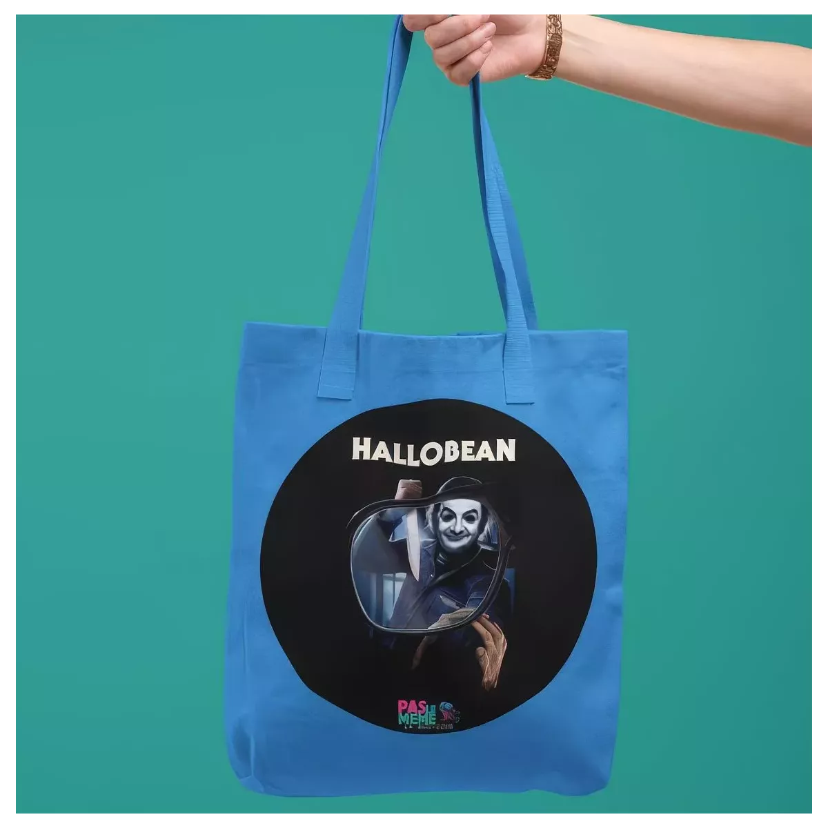 HALLOBEAN tote bag 100% coton