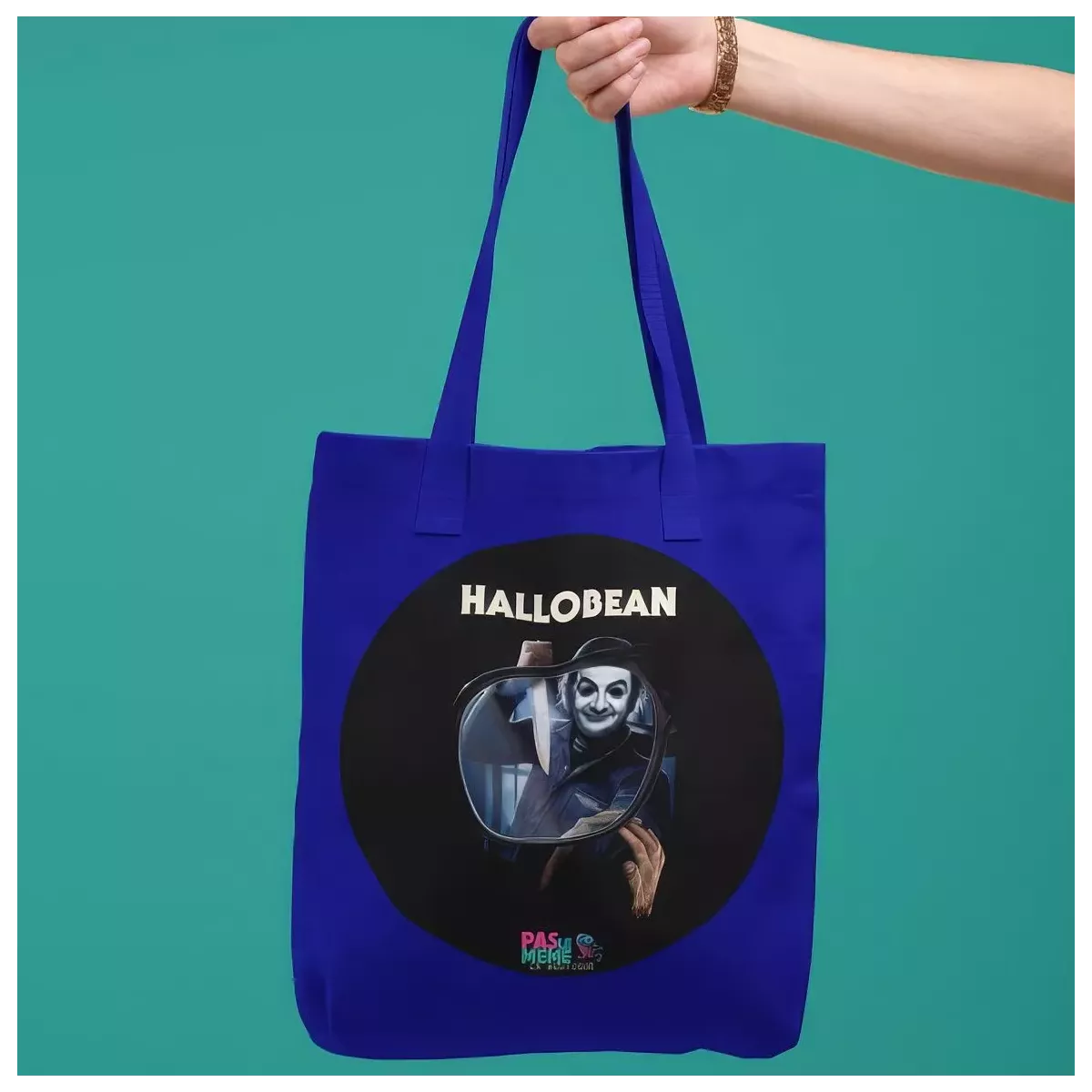 HALLOBEAN tote bag 100% coton