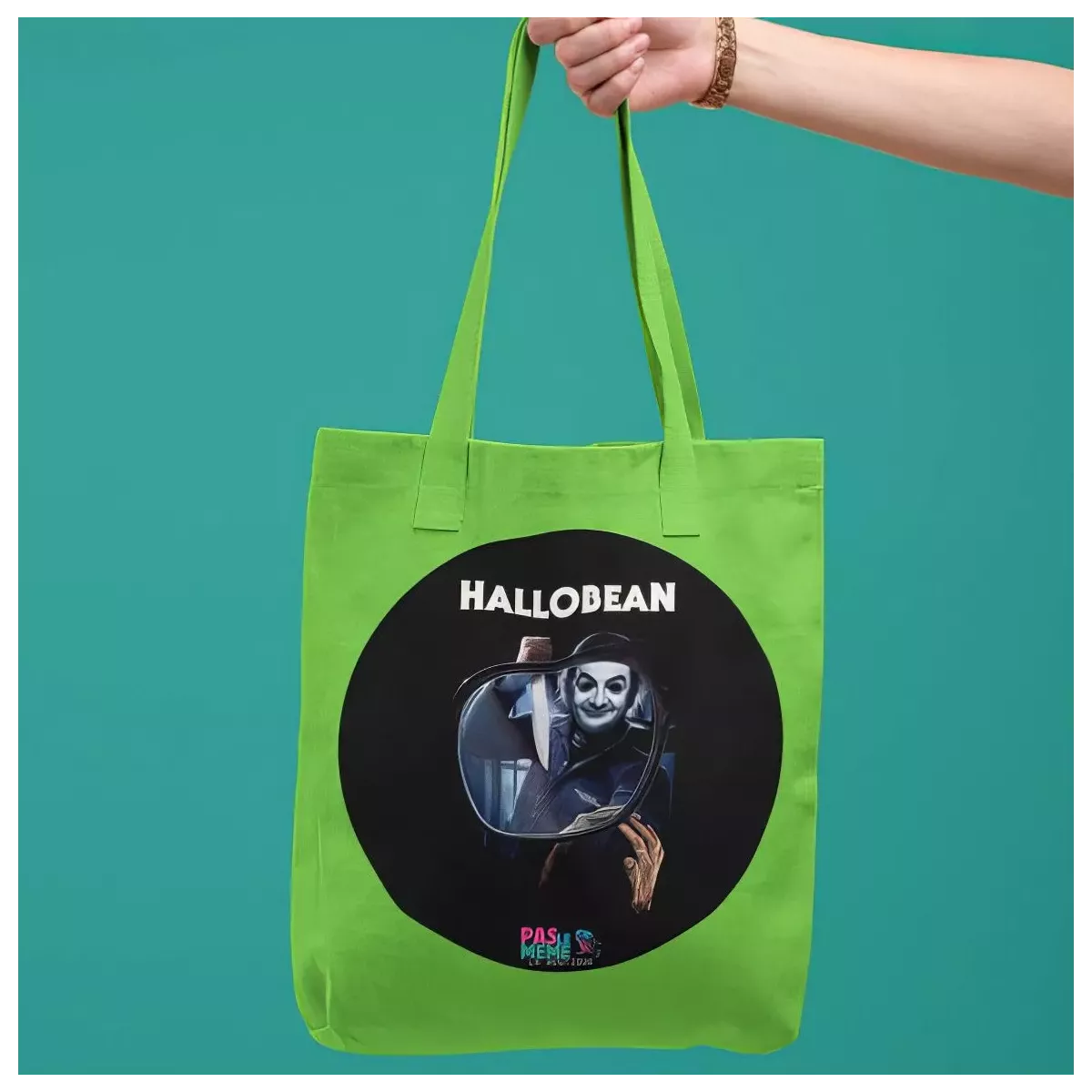 HALLOBEAN tote bag 100% coton