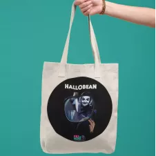 HALLOBEAN tote bag 100% coton