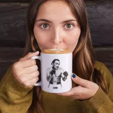 MOHAMED DALI mug blanc